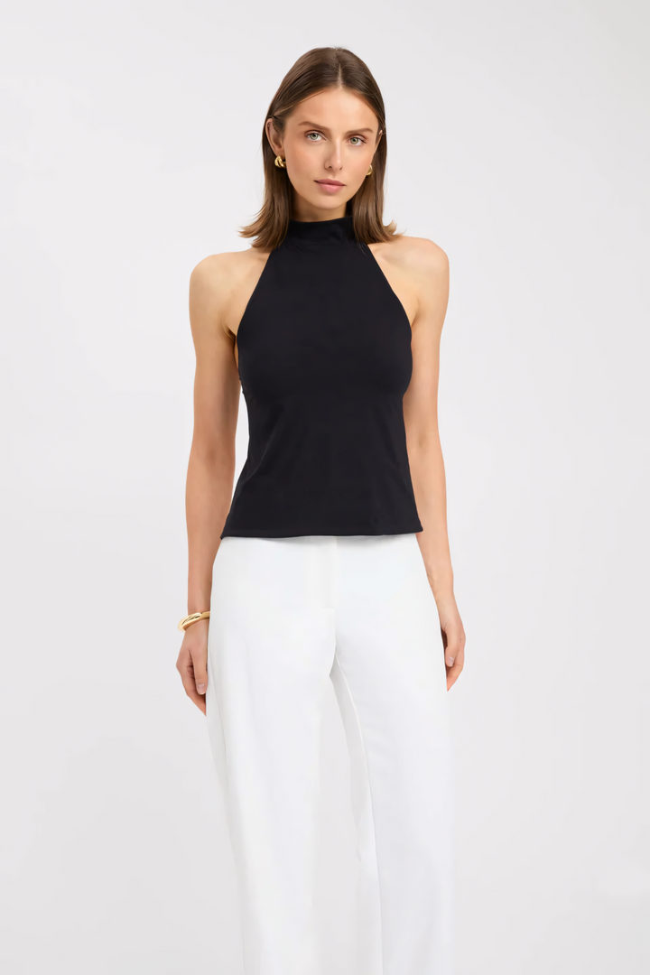 Isalyn – High-Neck Halter Top
